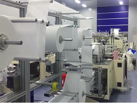 Máscara descartável 