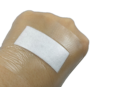 Curativo de ilha transparente