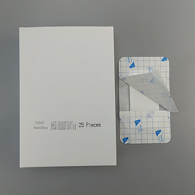 Curativo adesivo de não tecido para feridas